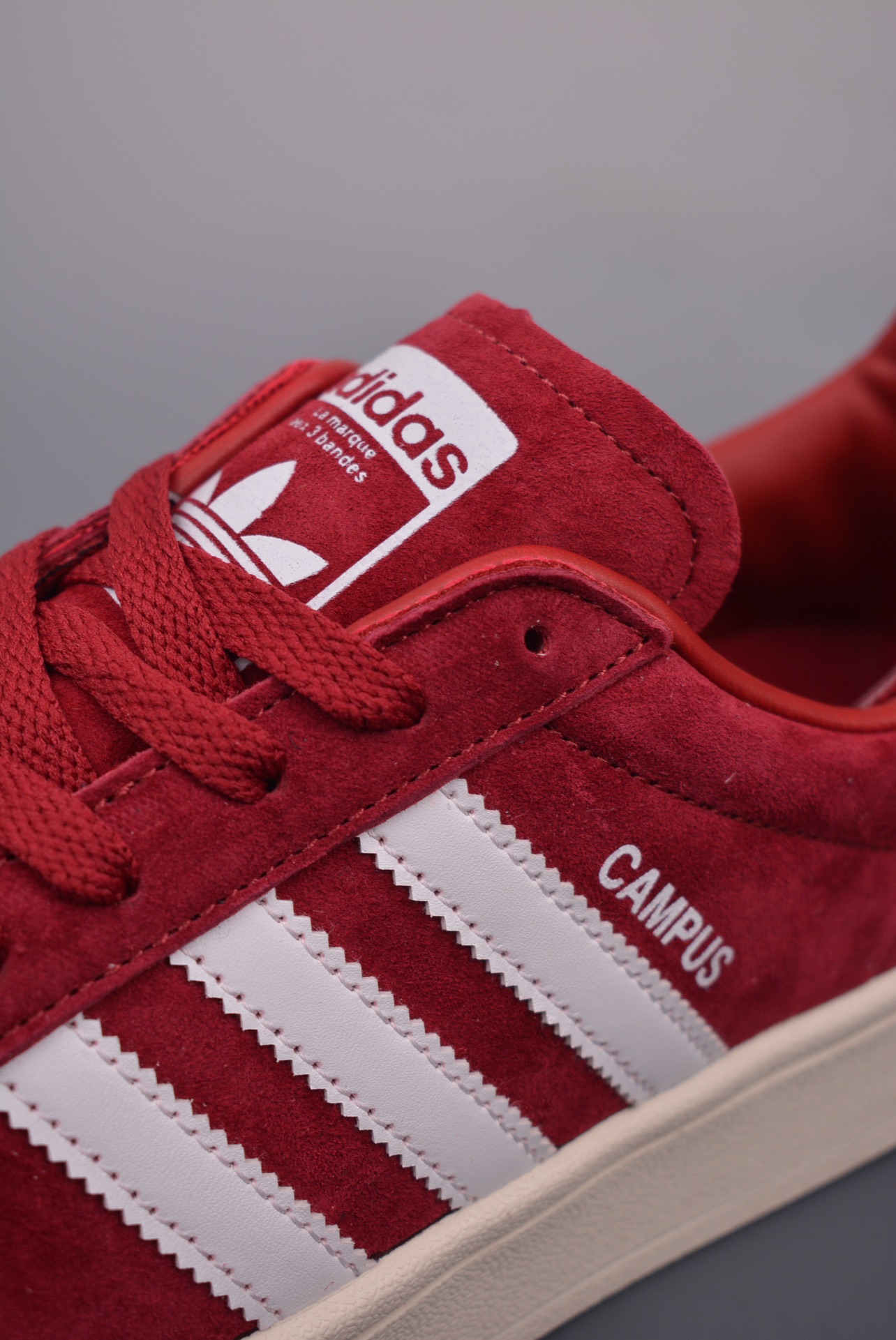 Adidas Originals Campus Suede Burgundy White BZ0087