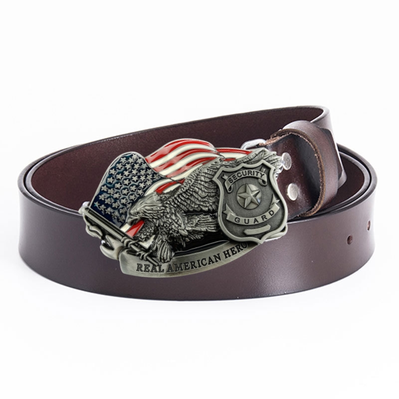 Handmade American Hero Cowhide Leather Belt