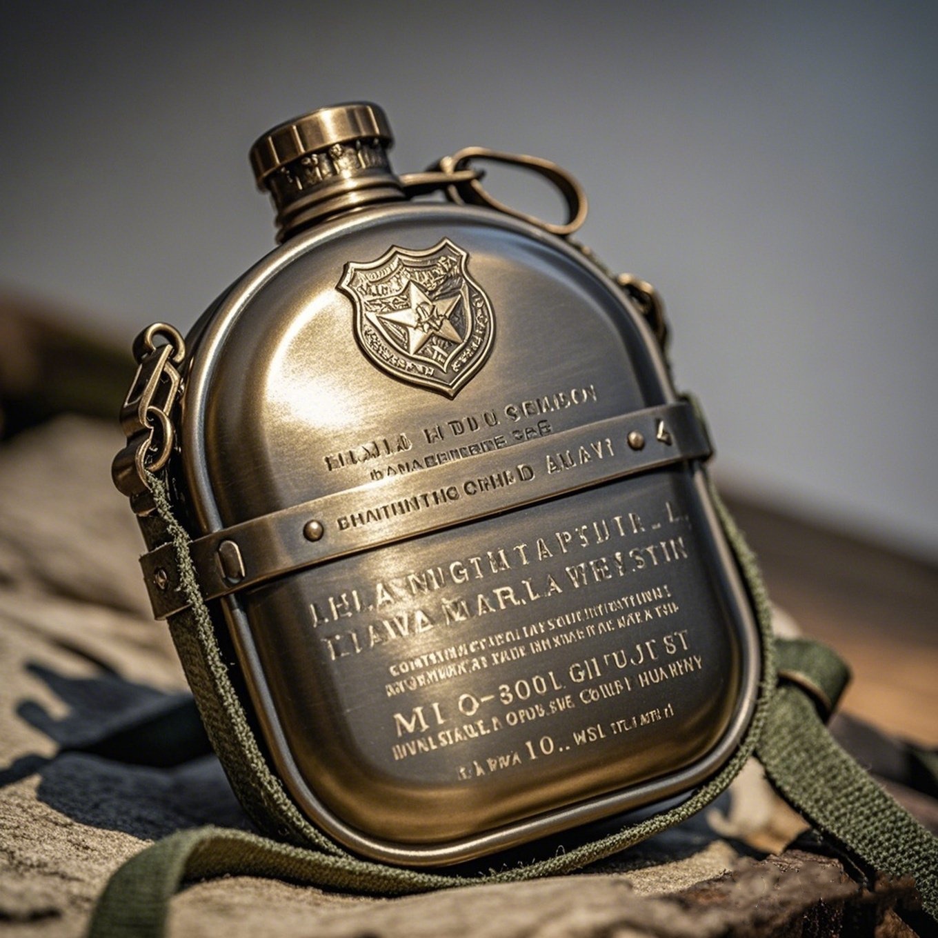 Vintage Military Canteen - Commemorative Edition