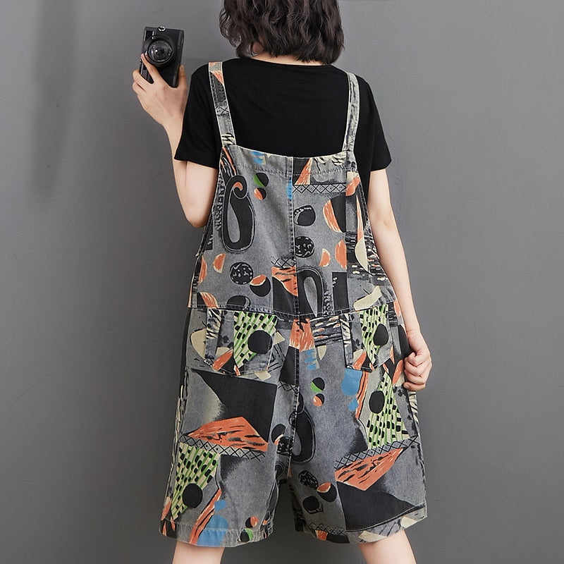 Miami-Summer Denim Overall