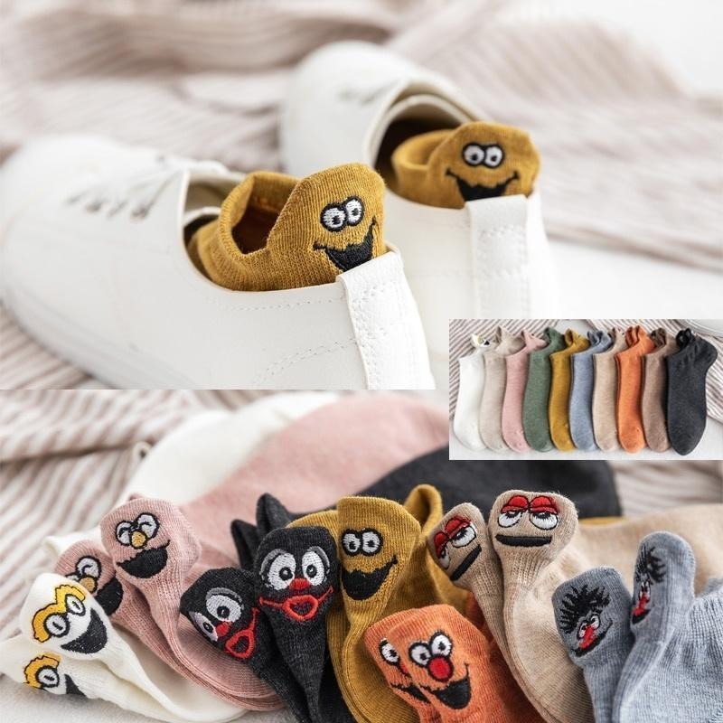 💥Mother's Day Early Sale--Embroidered Cartoon Women Socks--BUY 3 SETS GET 2 SETS FREE & FREE SHIPPING
