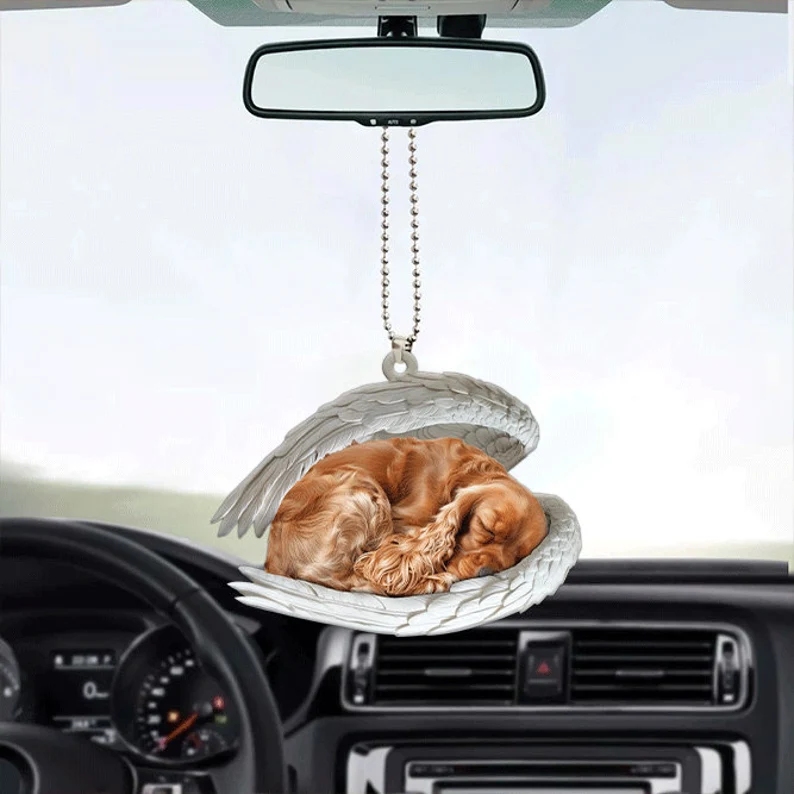 Dog Sleeping Angel Ornament | Dog Lovers Gift