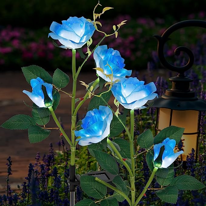 🔥Mother's Day Early Sale-[SAVE 50% OFF]--ARTIFICIAL ROSE SOLAR GARDEN STAKE LIGHTS--BUY 3 GET 10% OFF & FREE SHIPPING