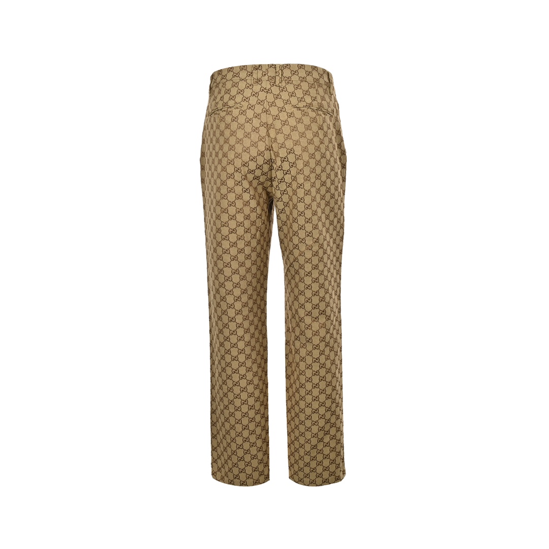 Gucci 24Fw Double G jacquard canvas trousers suit
