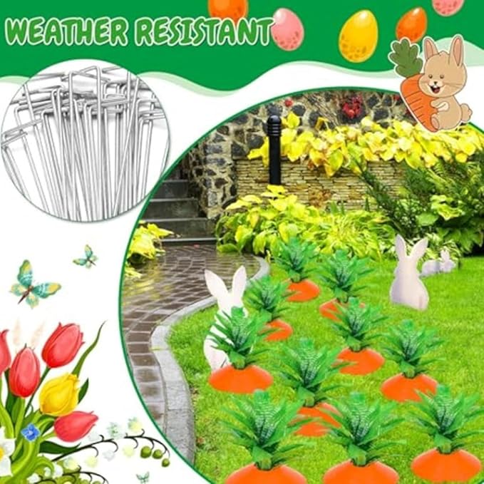 🥕🥕Colorful Garden Pile of Easter Carrots