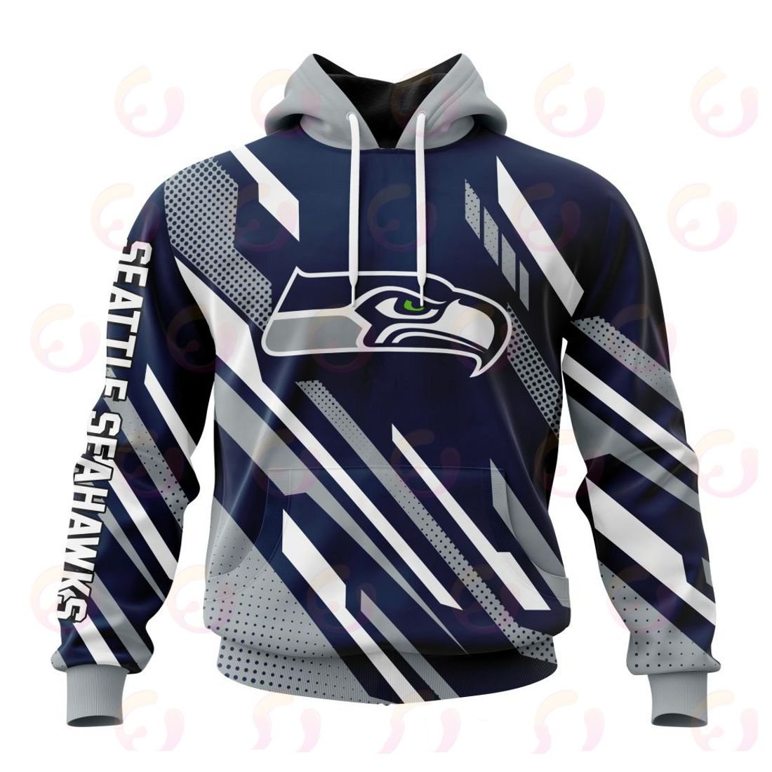 SEATTLE SEAHAWKS 3D HOODIE SPECIAL MOTOCROSS CONCEPT