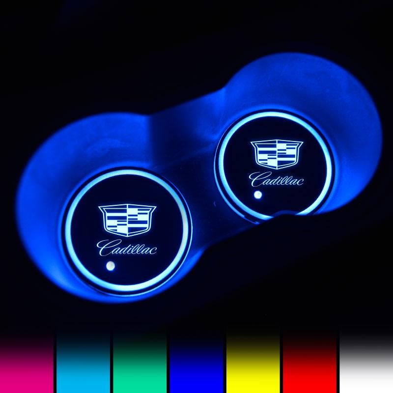 🚗Rainbow Light LED Car Coaster