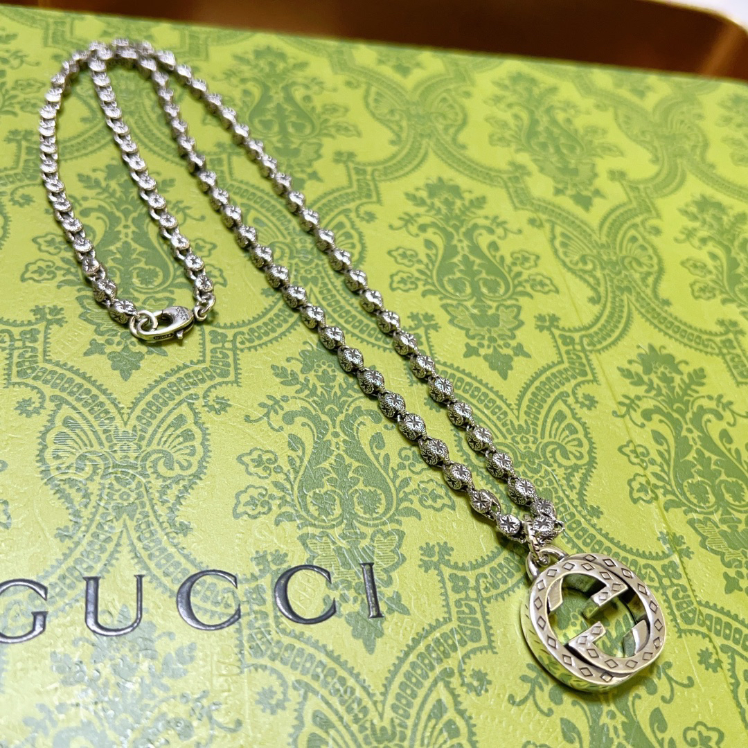 Gucci Anger Forest GG Vintage Necklace