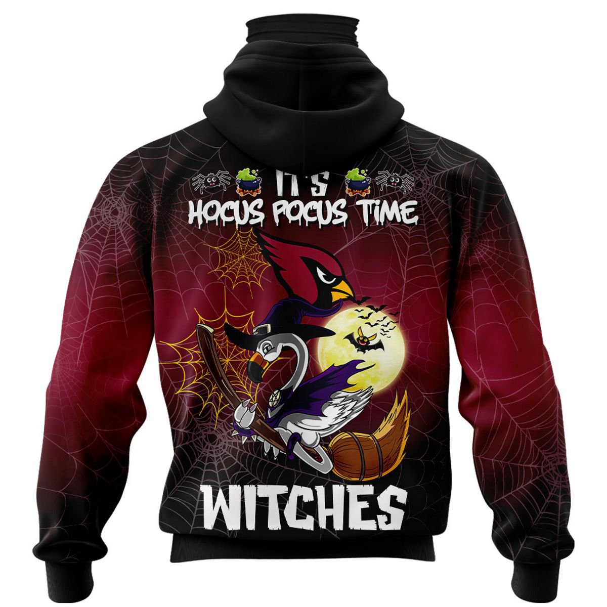 ARIZONA CARDINALS 3D HOODIE HALLOWEEN002