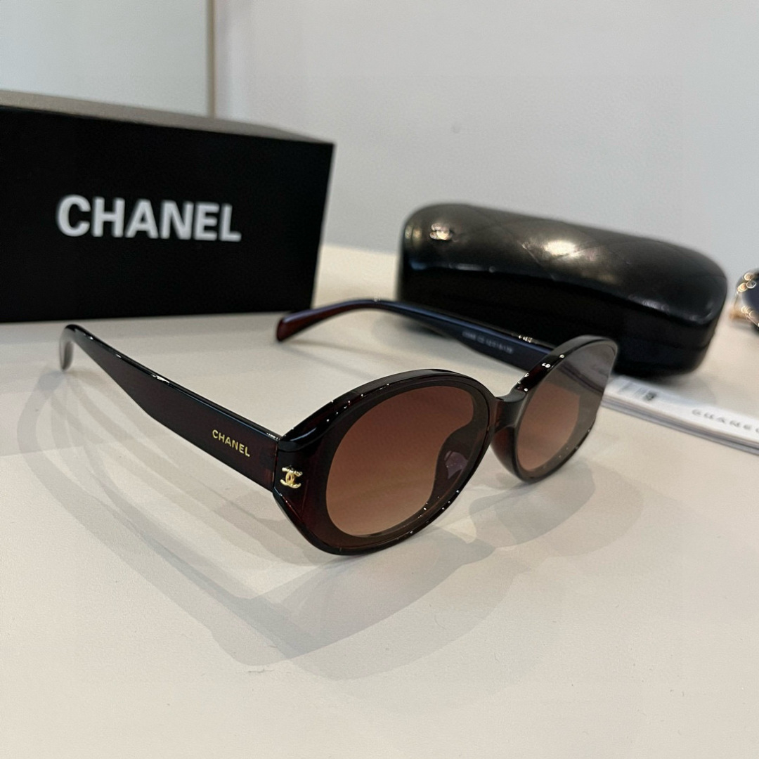 Chanel round frame sunglasses