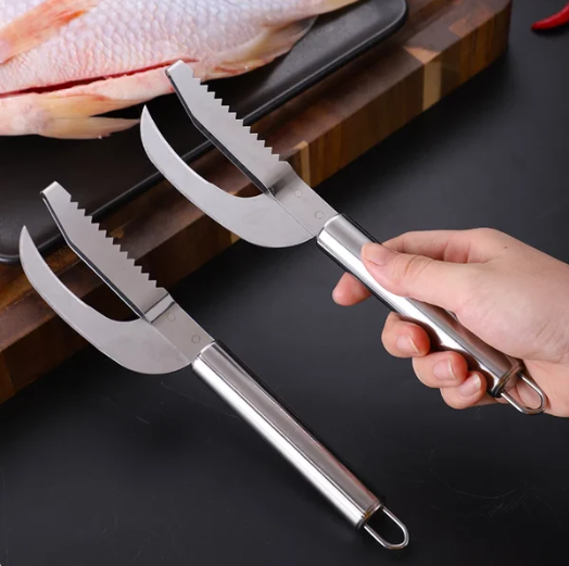 (💥Last Day Promotions-50% OFF)-Fish Knife Cut/Scrape/Dig 3-in-1--BUY 2 GET 1 FREE NOW