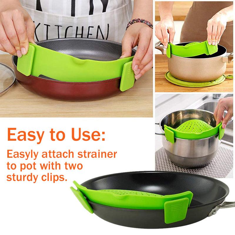 🔥Mother's Day Sale 50%-Pot Strainer and Pasta Strainer-BUY 3 GET 2 FREE  & FREE SHIPPING🔥