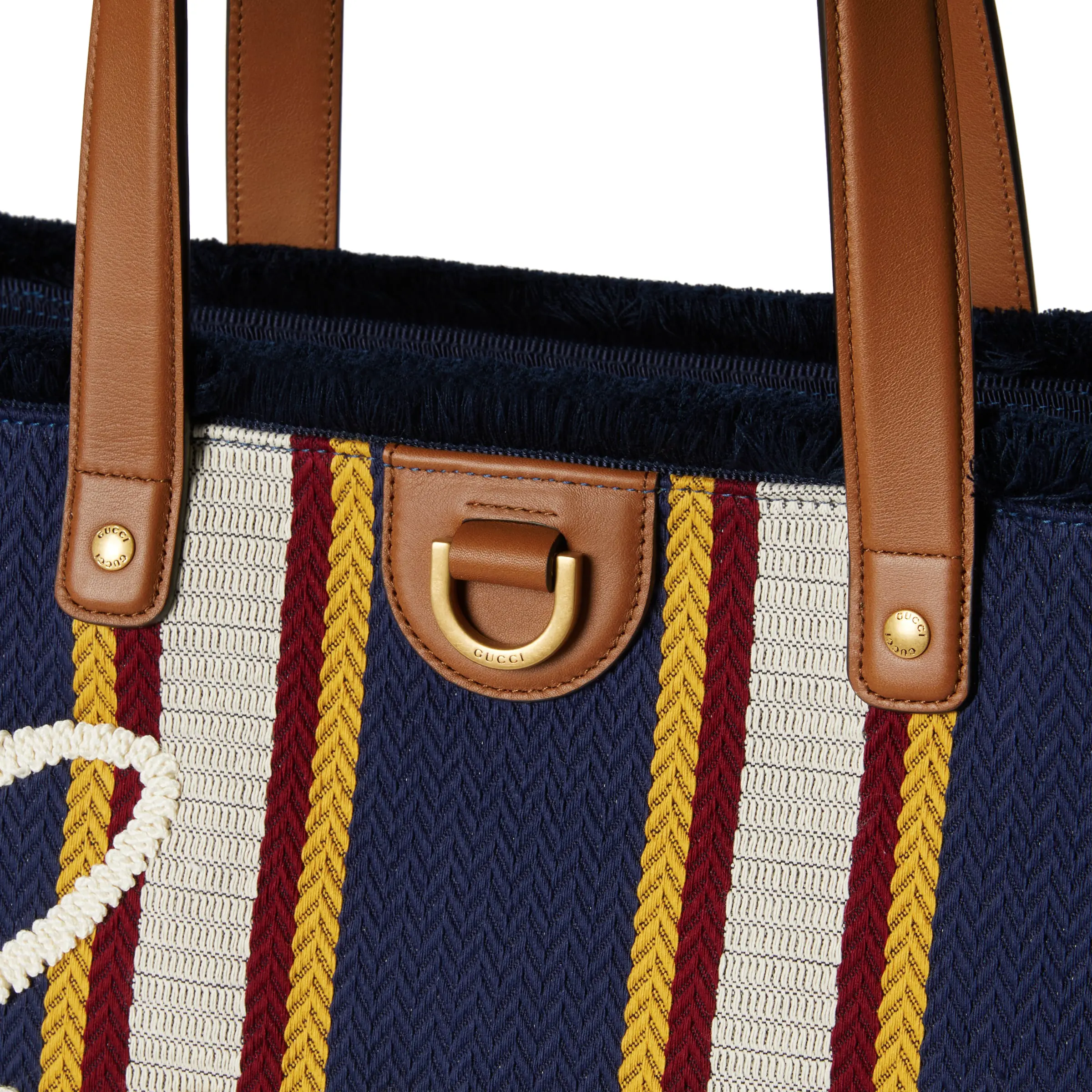Gucci embroidered medium canvas tote bag‎818771 FAEF8 8796