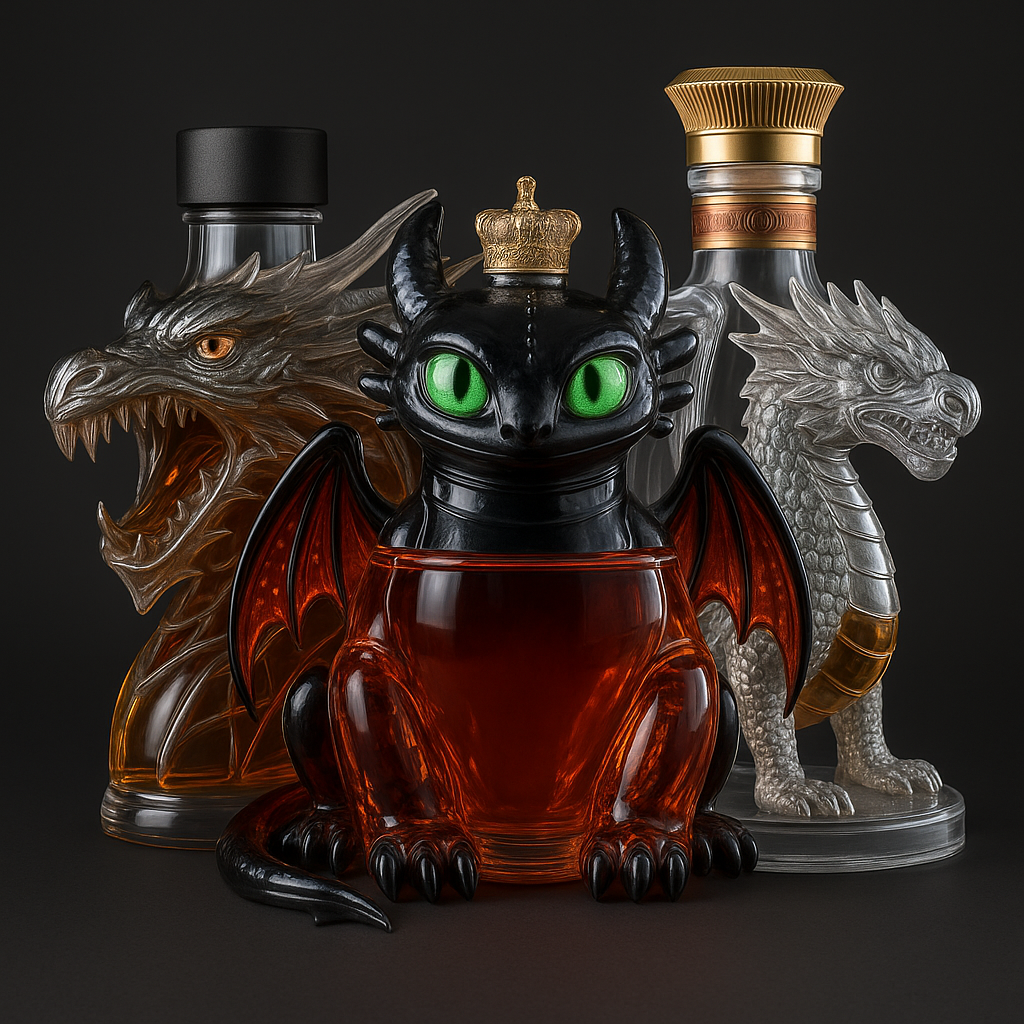 🔥Legendary Dragon Whiskey Bottle – Collector’s Edition, Handcrafted in Glass🔥