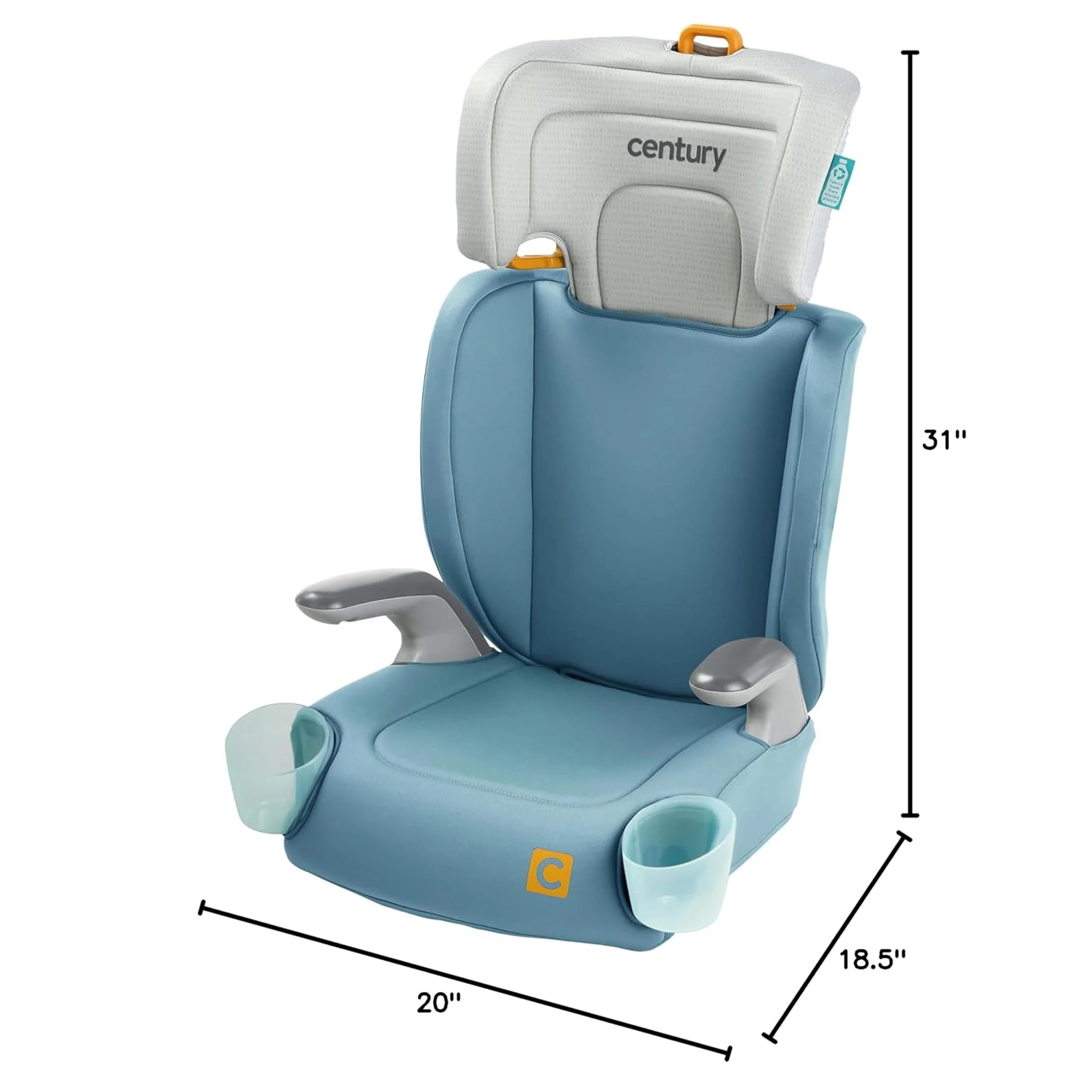 Century Boost On 2-in-1 Booster Seat For Kids, 20x18.5x31 inches