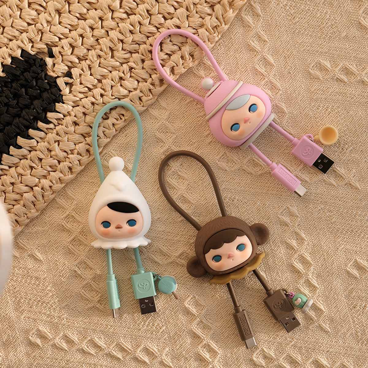 POP MART PUCKY Home Time Series-Cable for iPhone [1 Blind Box]