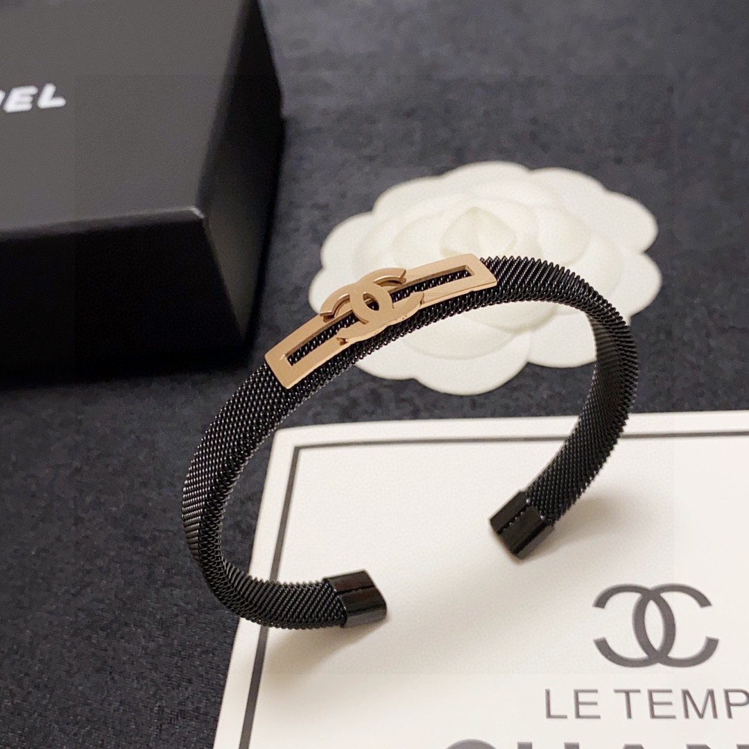 Chanel carbon black bracelet