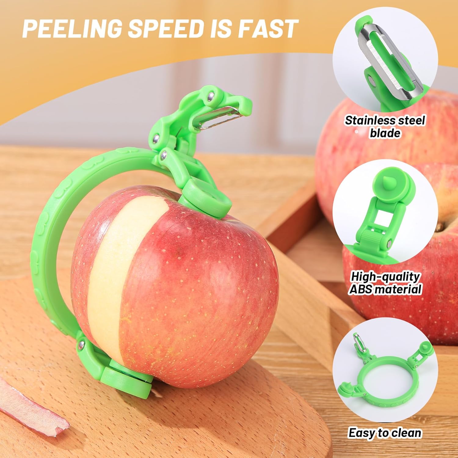On Sale🔥Handheld Rotating Fruit Peeler