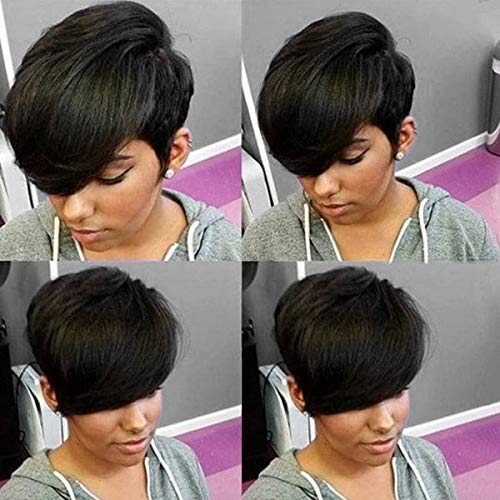 Luna 039-1 Short Layered Straight Cropped Wig