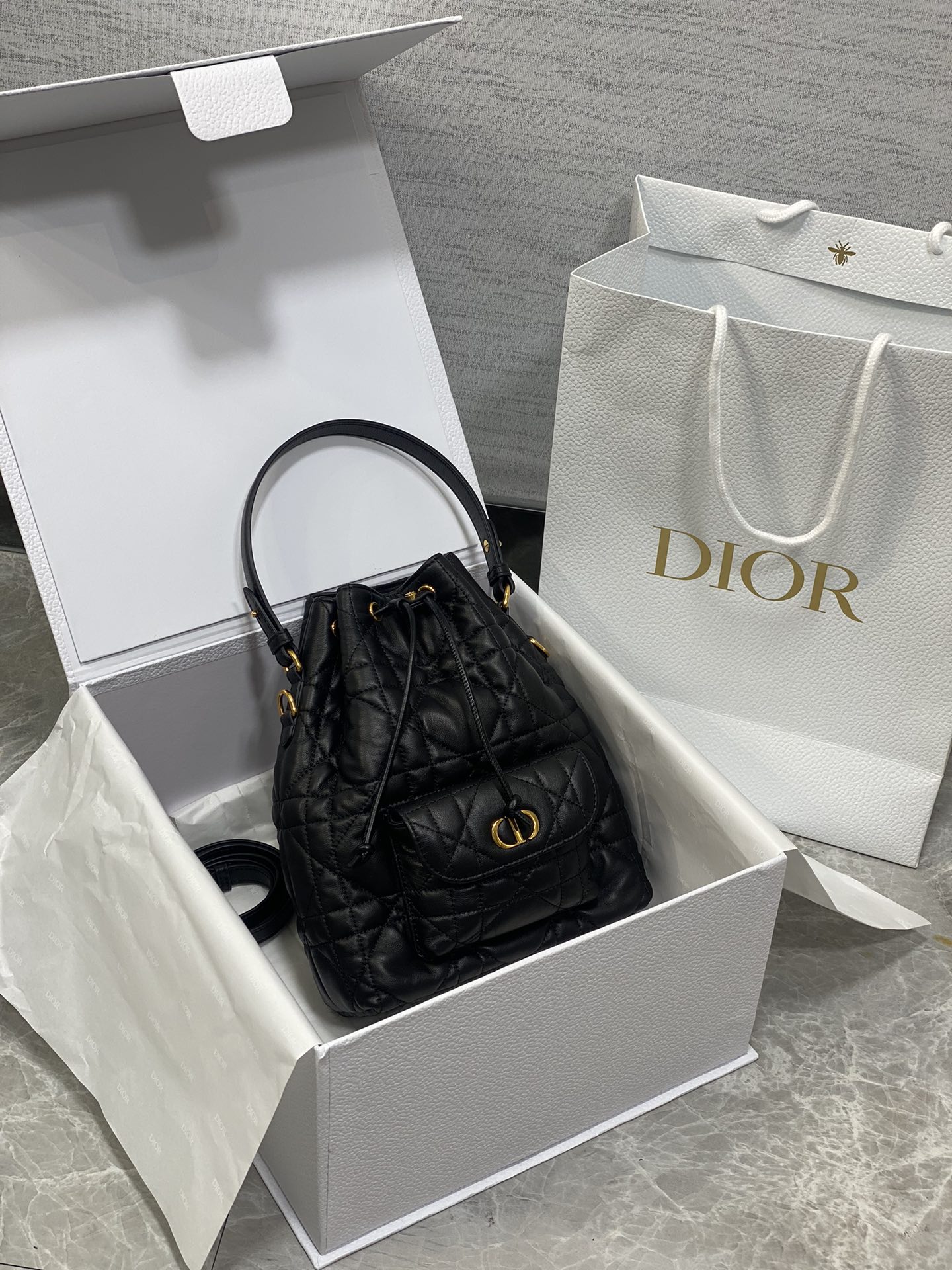 Dior Caro Bucket Bag