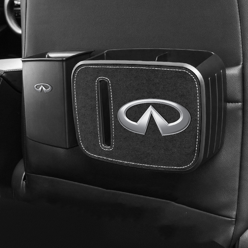 Car Multi-Compartment Garbage Storage Box