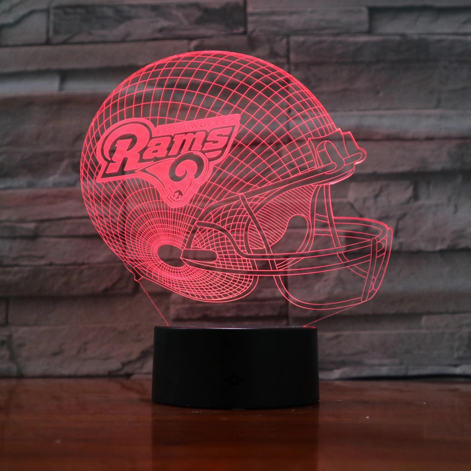 LOS ANGELES RAMS 3D LED LIGHT LAMP
