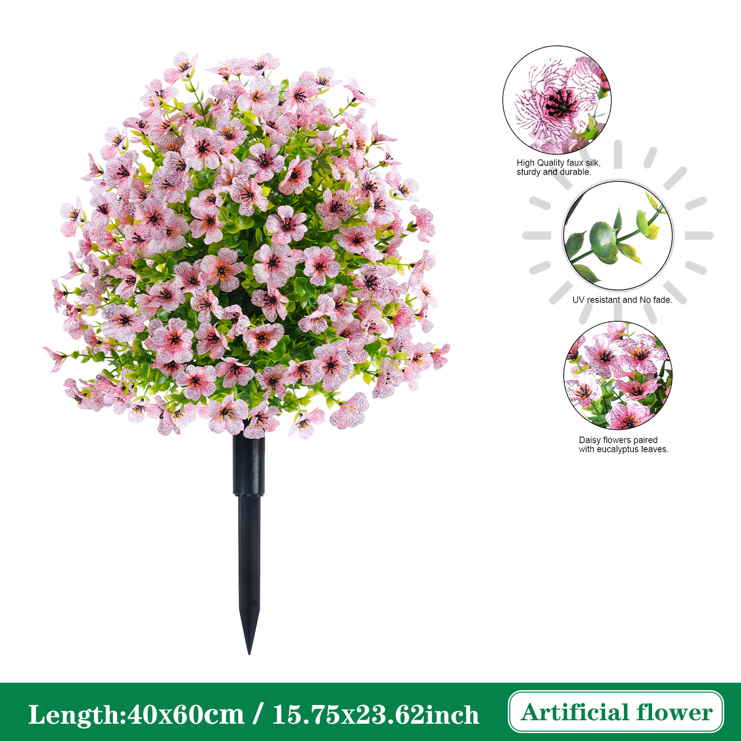 🌺🌺Artificial Violet Flower Potted Plant (UV Resistant - Spring and Summer Garden Decoration)