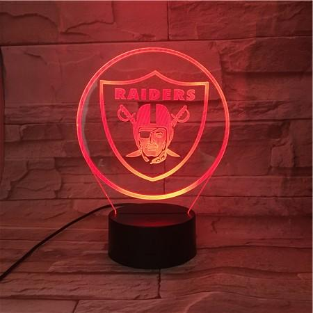 LAS VEGAS RAIDERS 3D LED LIGHT LAMP