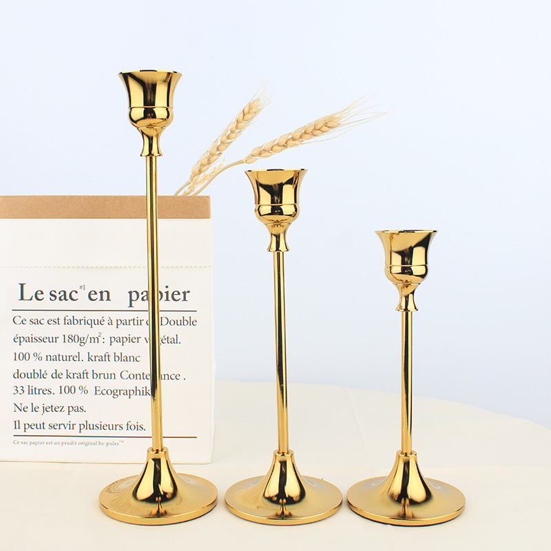 🕯️🕯️European retro electroplating candlestick
