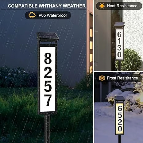 🔥On Sale🔥Solar Lighted House Address Numbers Sign💥Buy 2 Sets Get 10% OFF & Free Shipping