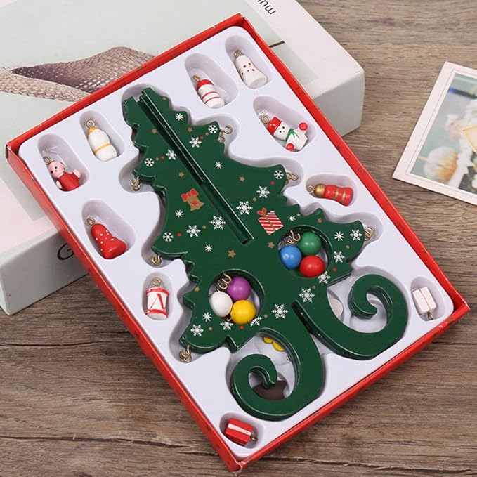 🌲🌲DIY 3D Mini Wooden Christmas Tree Decoration