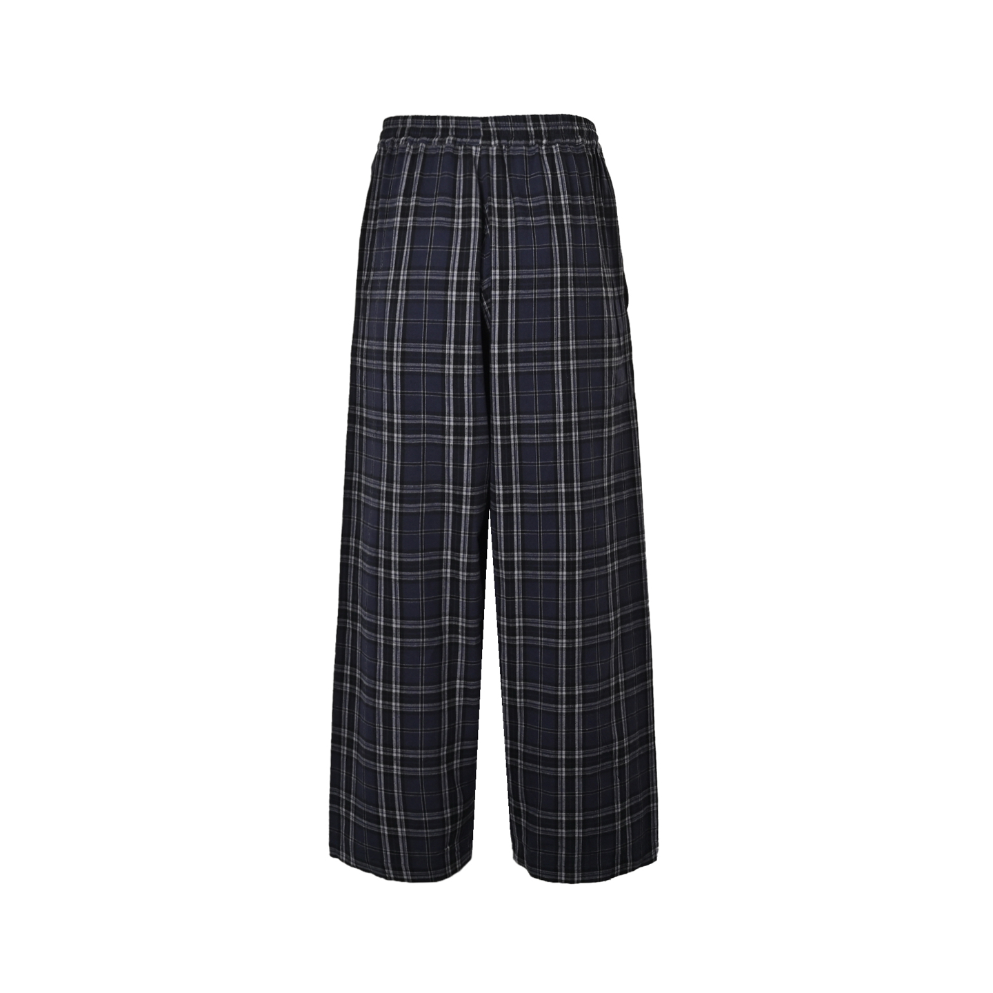 Balenciaga 24Fw Check Paris Lettering Trousers