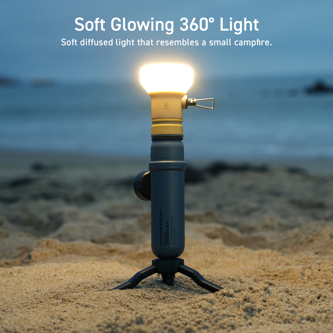 HOT SALE🔥Multifunctional Outdoor Waterproof Camping Light with Power Bank 5000mAh