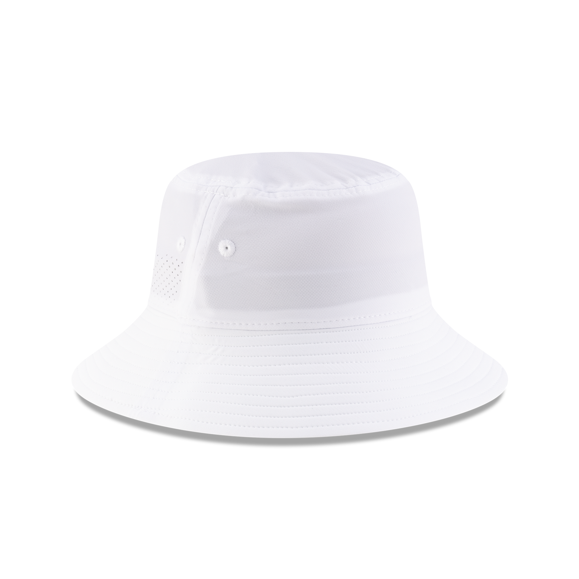 New Era Branded White Golf Stretch Bucket Hat