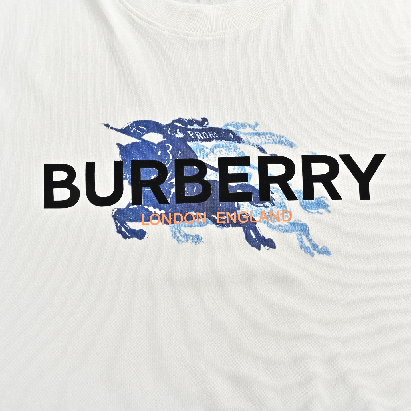 Burberry 25ss Phantom Charger Letter Printed Short Sleeve
