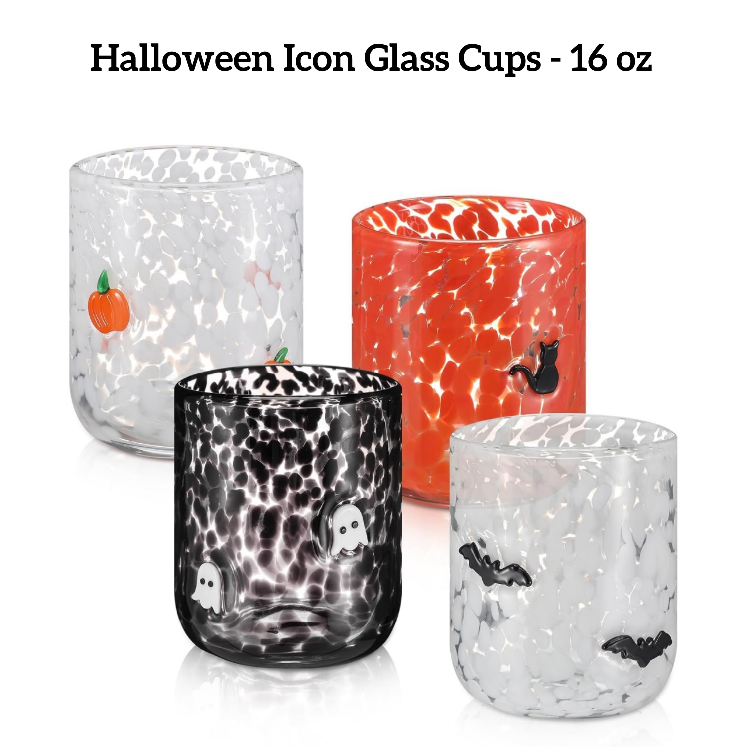 🏆Flash Sale⚡Halloween Icon Glass Cups