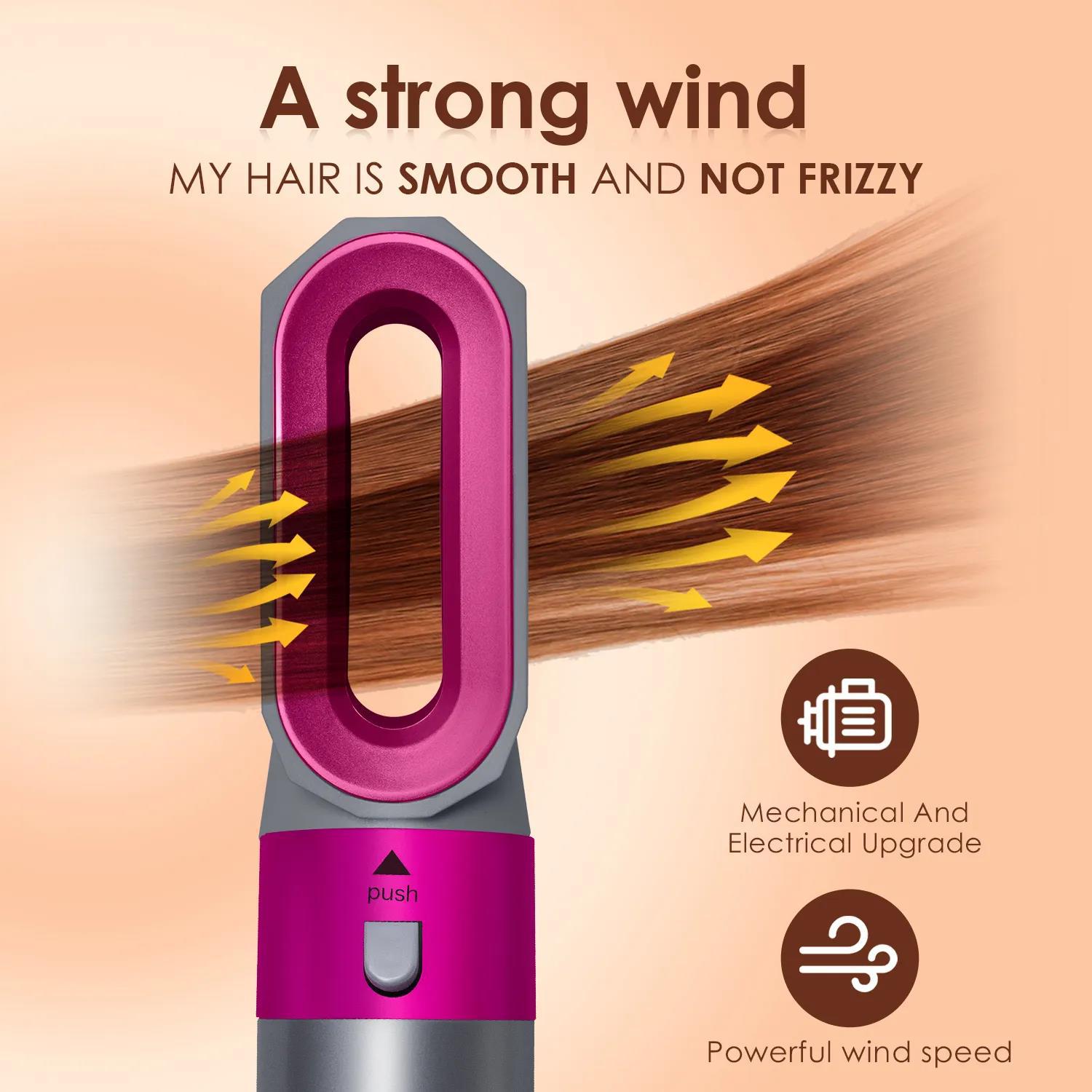 Hairdryer 5in1 Hair Styler Ceramic Curl Wave