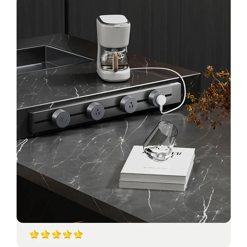 Durable Convenient Power Strip Sockets & Rails