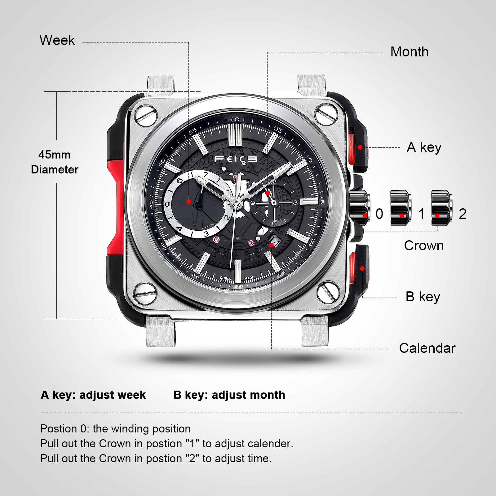 FM507 Men's Mechanical Automatic Watch(Limited Edition)