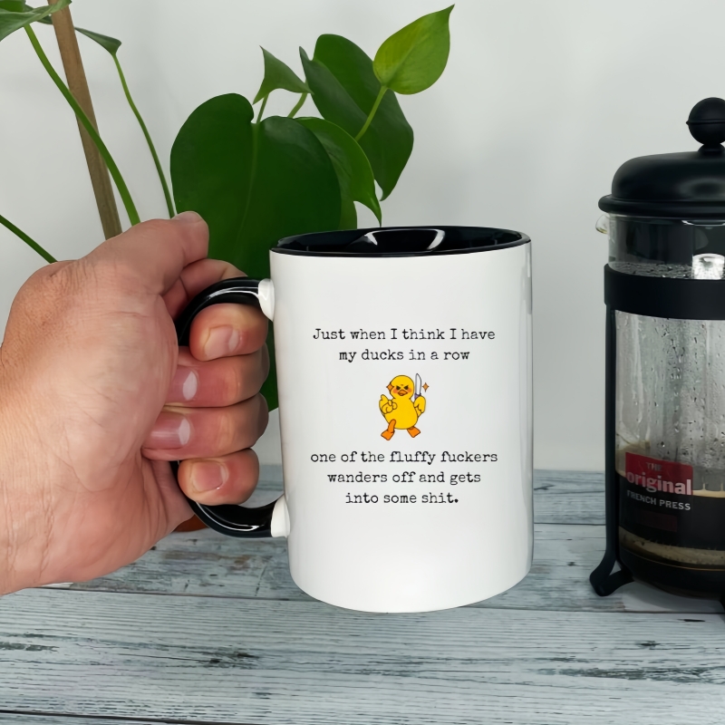 Ducks in A Row Mug