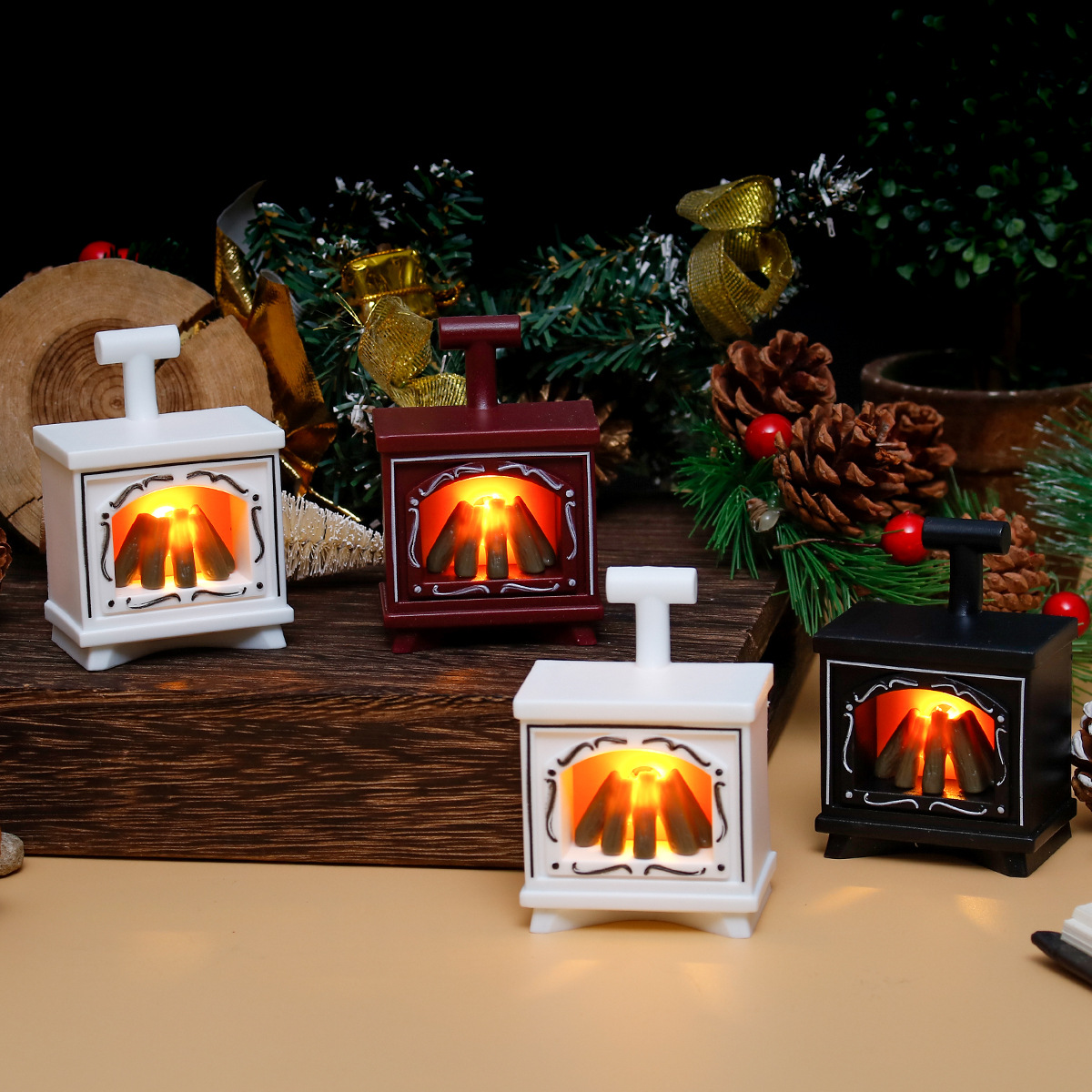 🎄Early Christmas Sale 49% OFF🎄Mini Fireplace Lamp with Flickering LED Flame