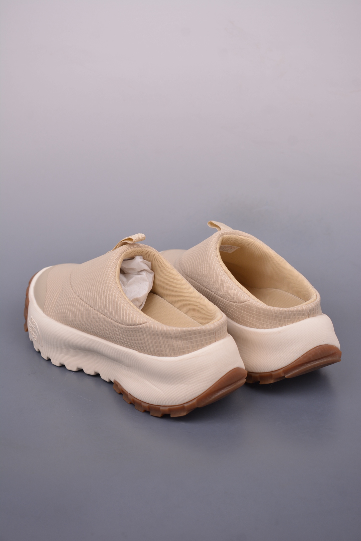 The North Face W Never Stop Lace sneakers khaki half-slip NFOA8A923524