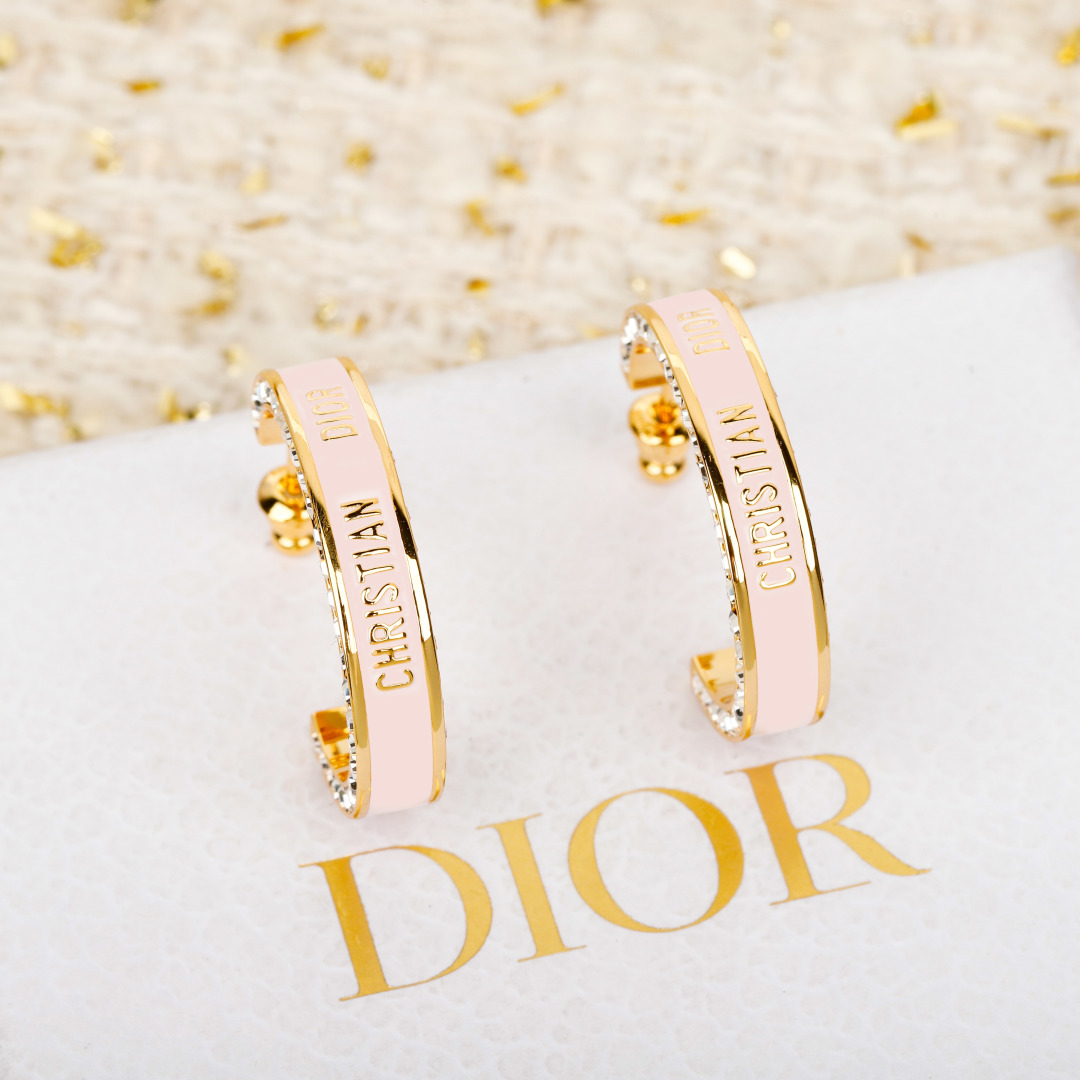 Dior diamond earrings