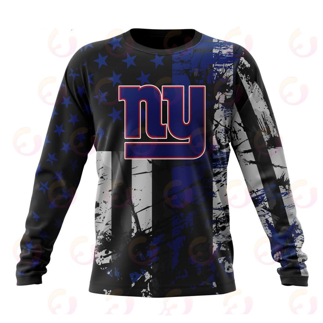 NEW YORK GIANTS 3D HOODIE JERSEY FOR AMERICA