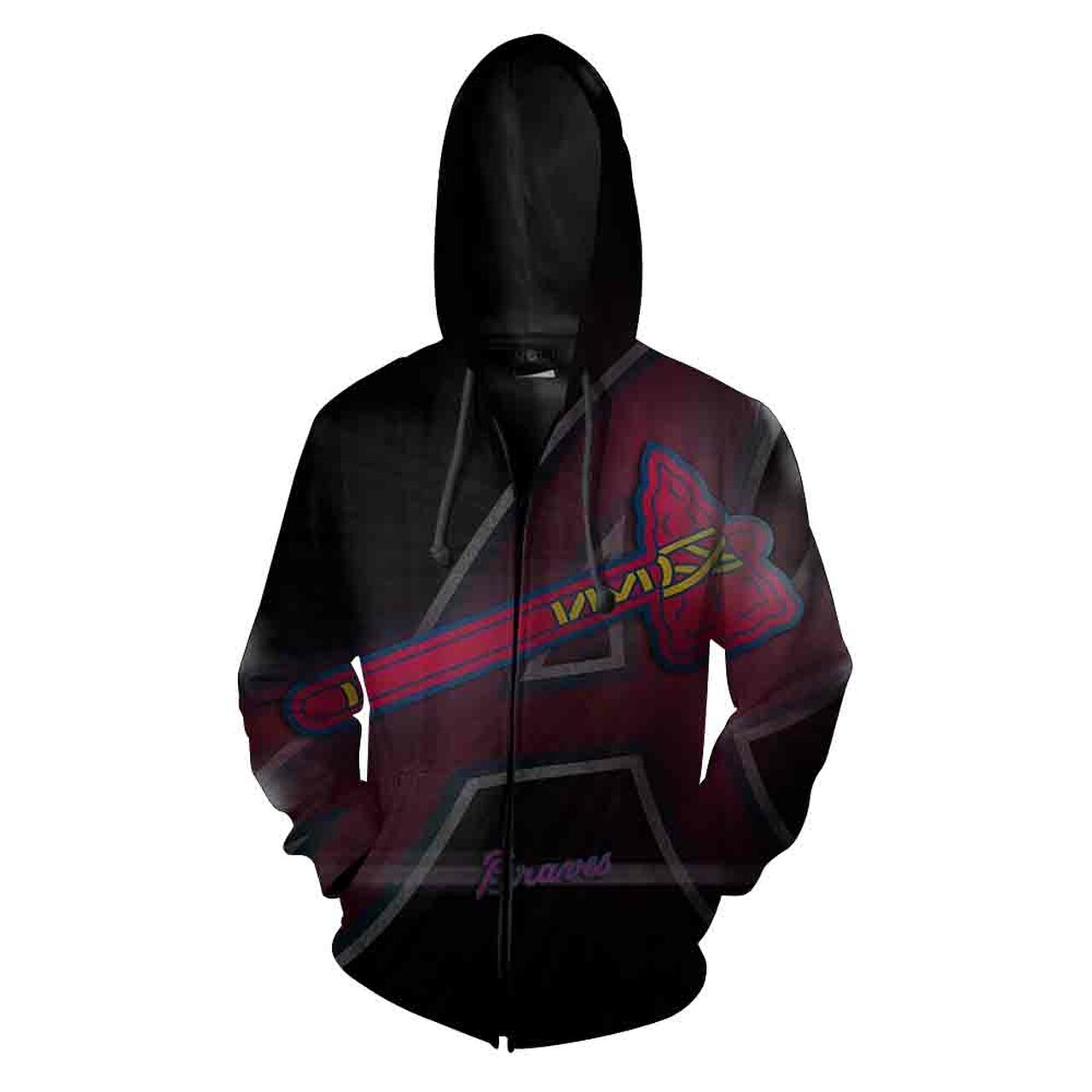 ATLANTA BRAVES 3D CASUAL HOODIE 103