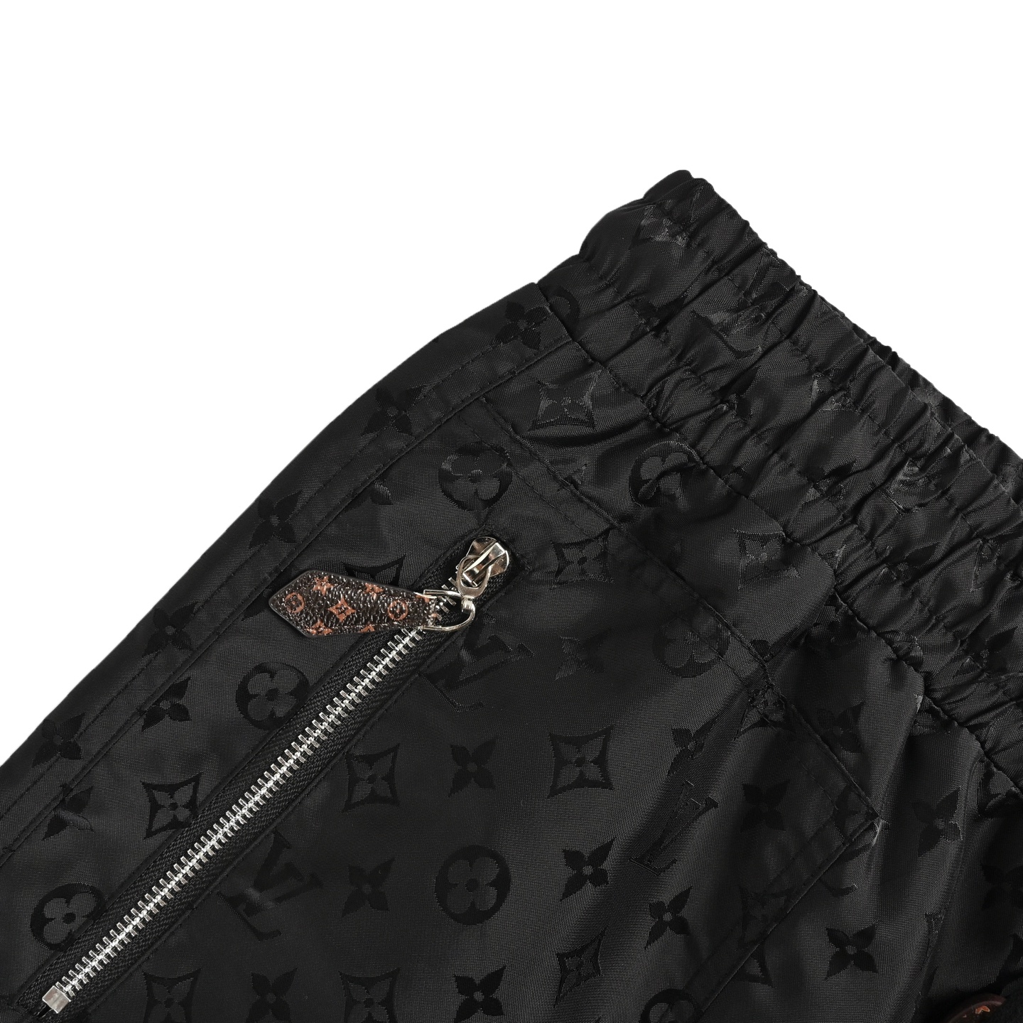 Louis Vuitton all over print monogram zip up shorts