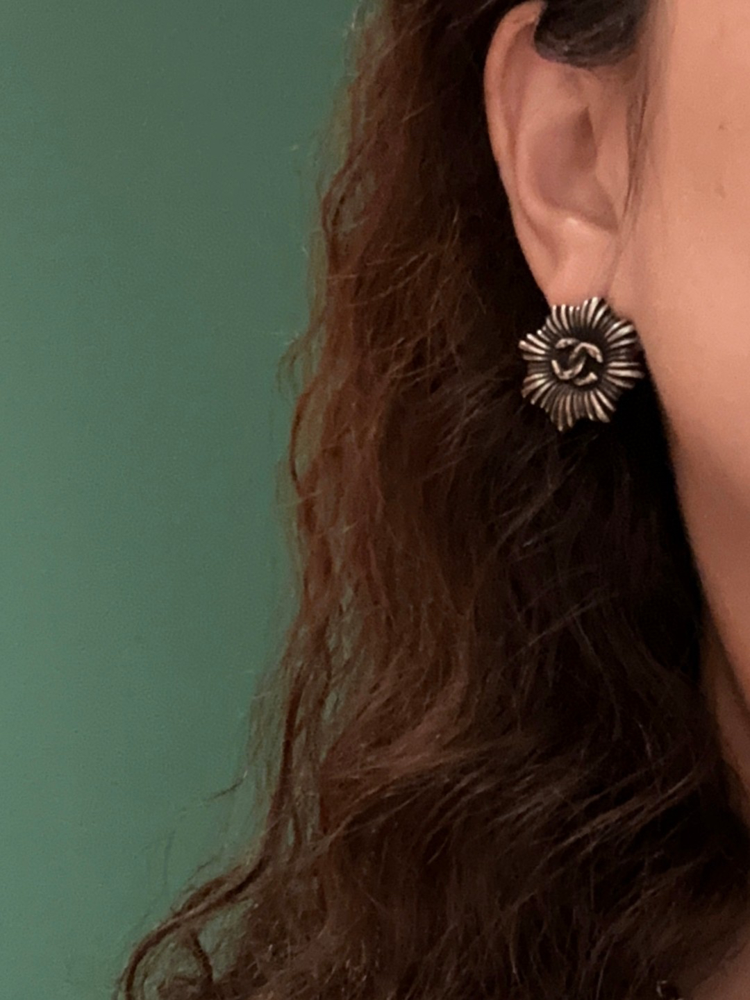 Chanel Double C Vintage Earrings