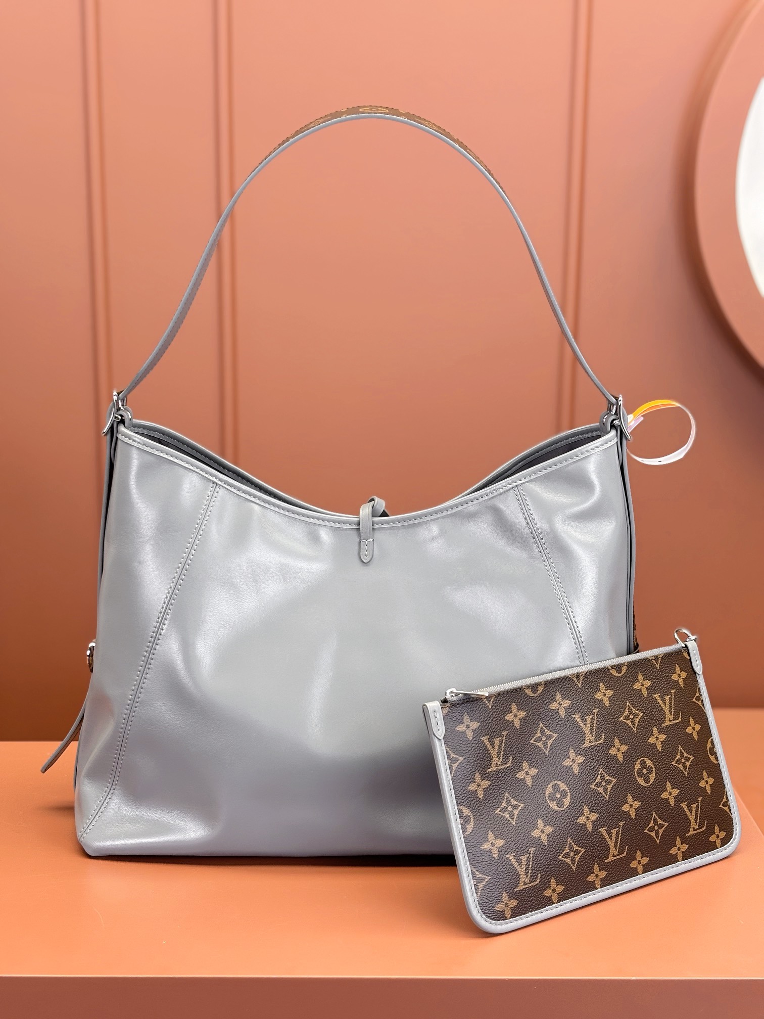 Louis Vuitton CARRYALL DARK Medium Handbag M12583
