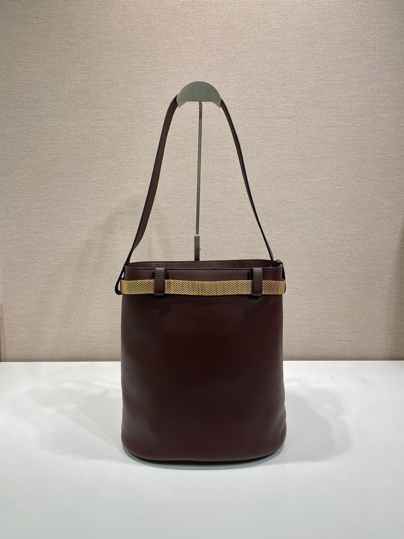 Prada Buckle Handbag 1BE085