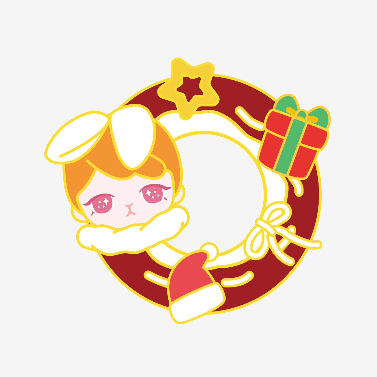 POP MART Bunny Christmas Series-Badge [1 Blind Box]
